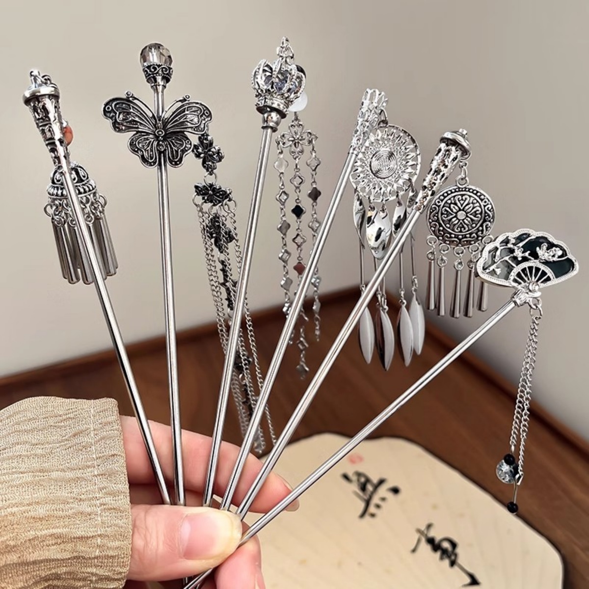 Vintage Collectible Item - Forcina da donna elegante in argento