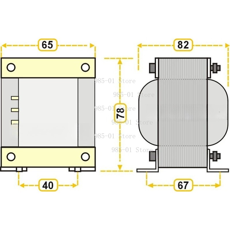 Tube Amplifier Part - Trasformatore di alimentazione HiFi da 120W