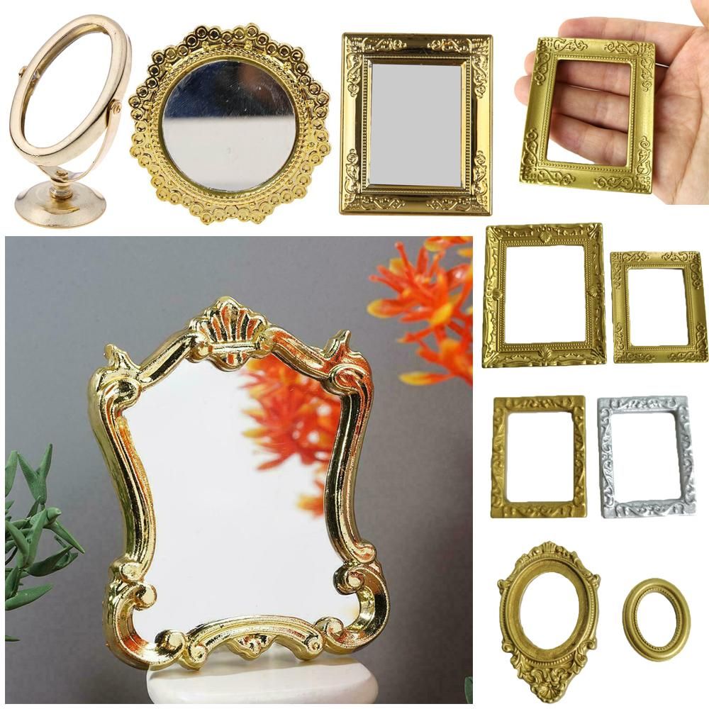 Vintage Toy Collector - Vintage Miniature Mirror Mini Frames Dollhouse