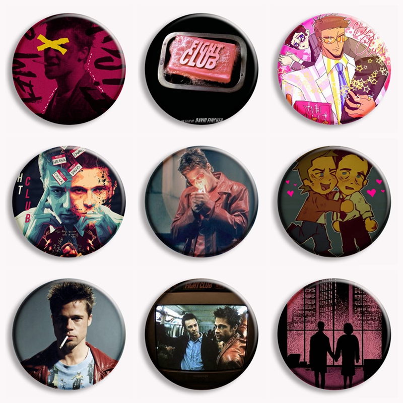 Collectible Vintage Brooches - Retro Classic Movie Fight Club Soap