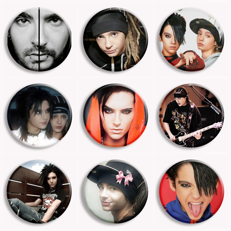 Collectible Vintage Brooches - Rock Band toyio Hotel Kaulitz Vintage