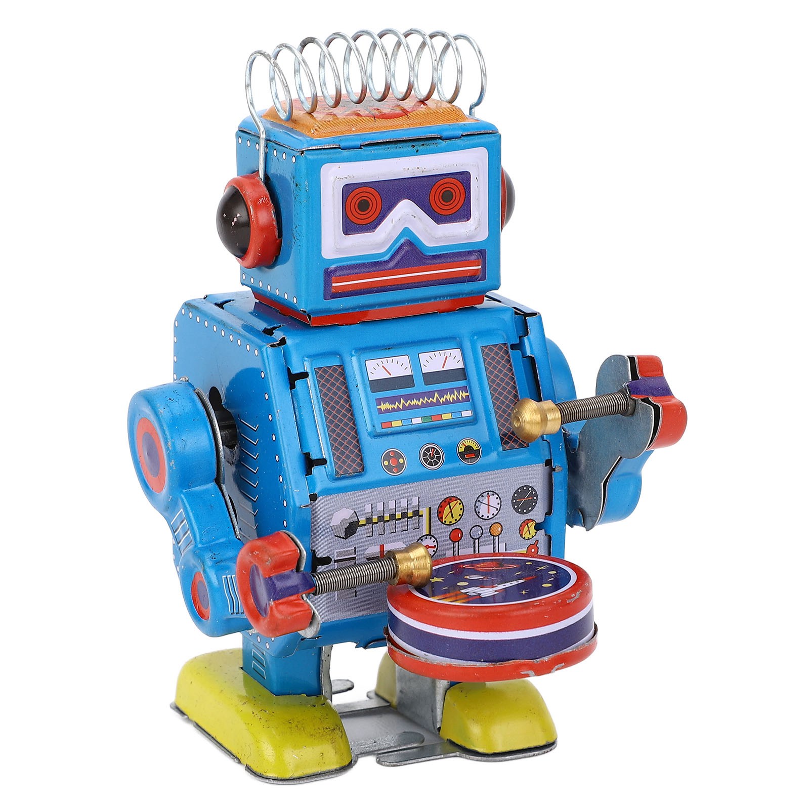 Vintage Collectible Tins - Robot a Manovella Creativo Fatto a