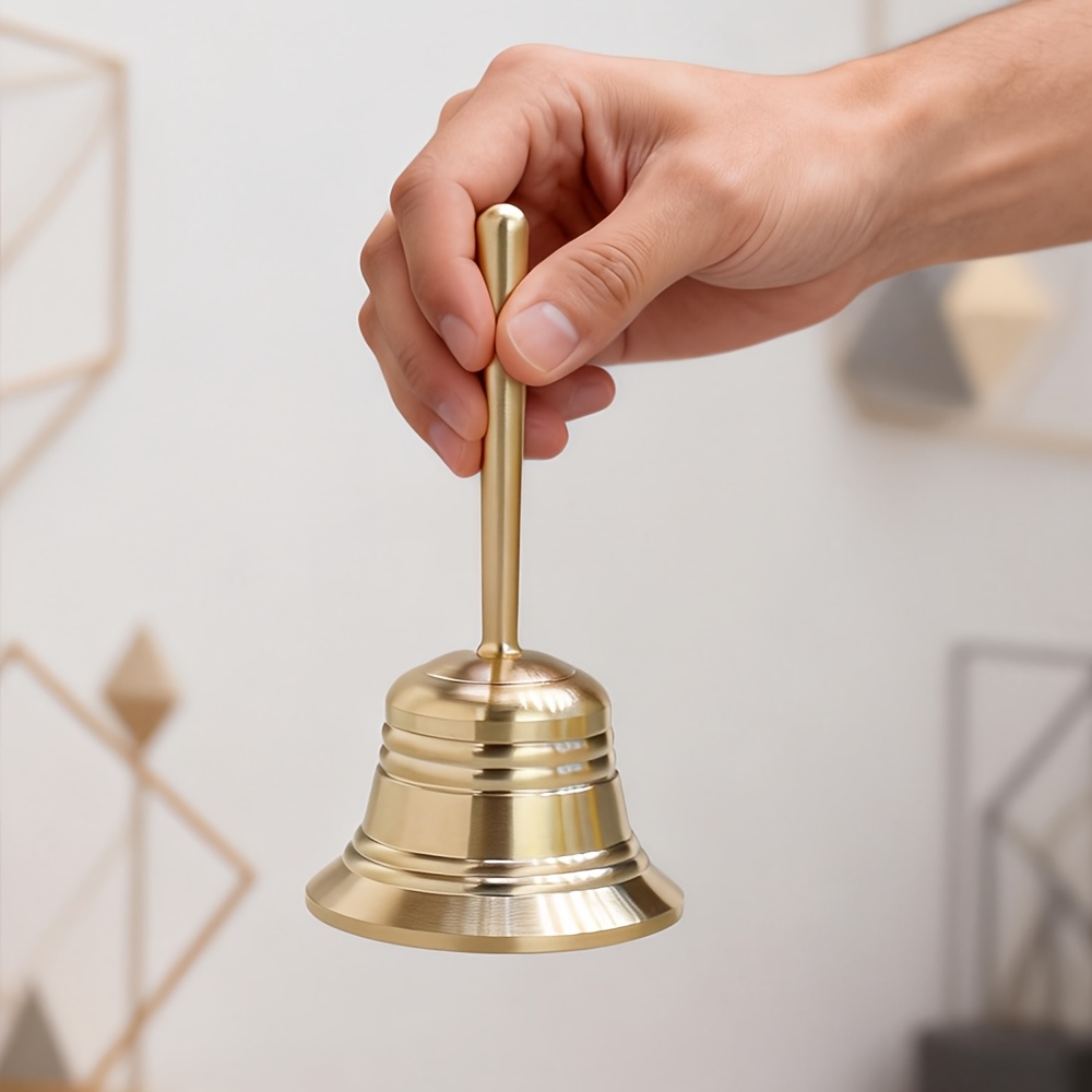 Vintage Collectible Bells - Campana a Manovella in Ottone, Ornamento