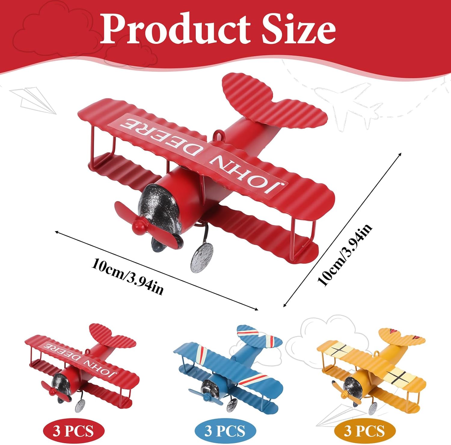 Modellino di Aereo Vintage in  - Vintage Collectible Christmas Ornaments recensione e prezzo