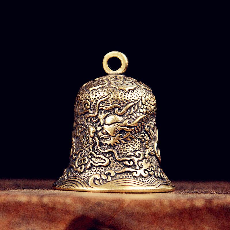 Totem del drago intagliato con - Vintage Collectible Bells recensione e prezzo