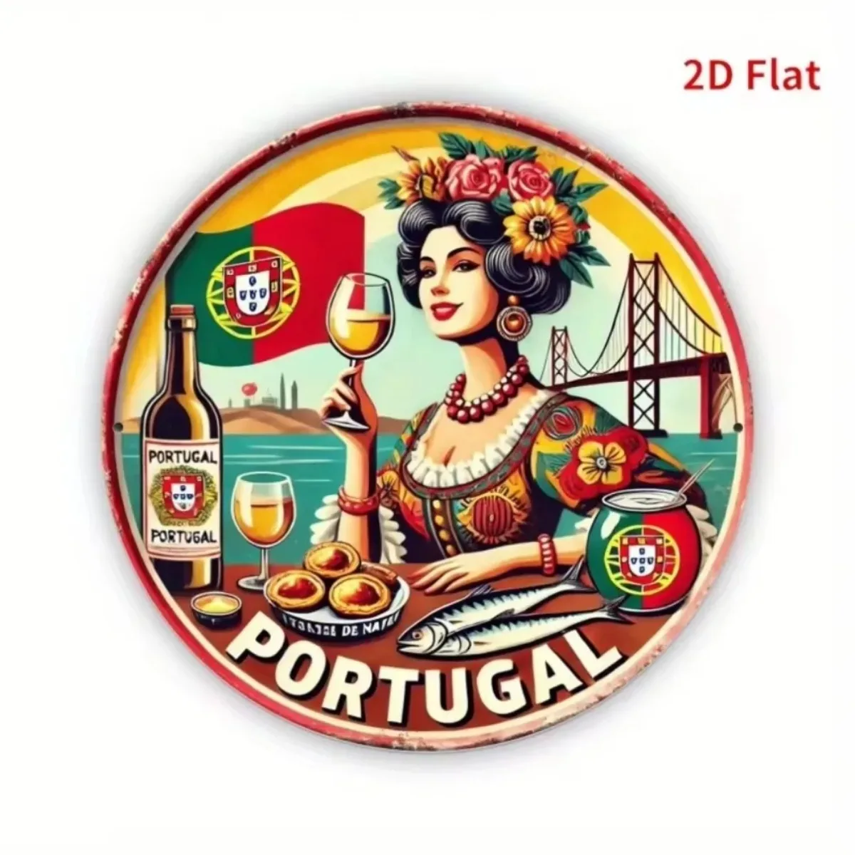 Insegne in metallo rotonde vin - Vintage Collectible Tins recensione e prezzo