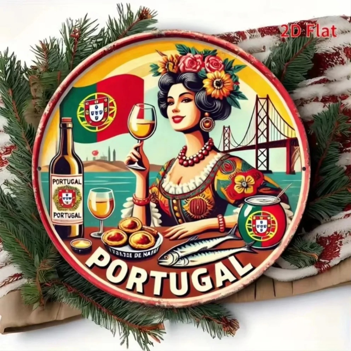 Insegne in metallo rotonde vin - Vintage Collectible Tins recensione e prezzo