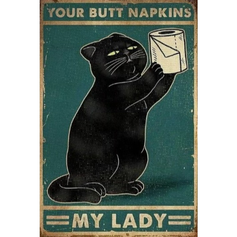 Targa in metallo con gatto div - Vintage Collectible Plates recensione e prezzo