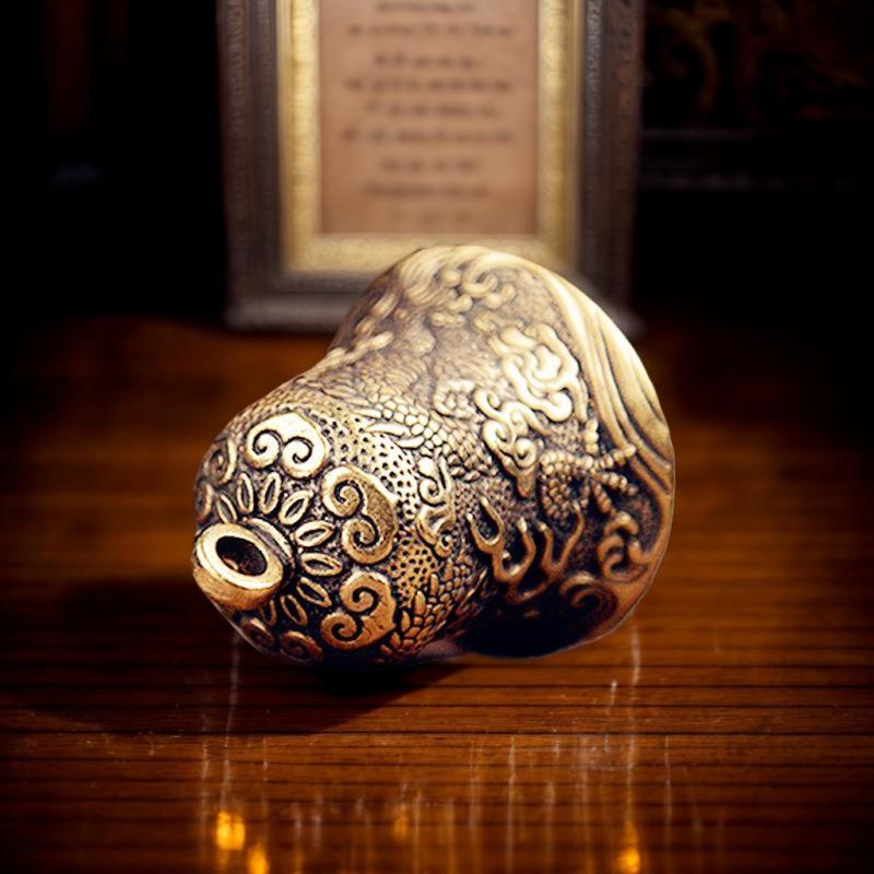 Totem del drago intagliato con - Vintage Collectible Bells recensione e prezzo