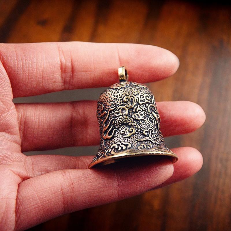 Totem del drago intagliato con - Vintage Collectible Bells recensione e prezzo