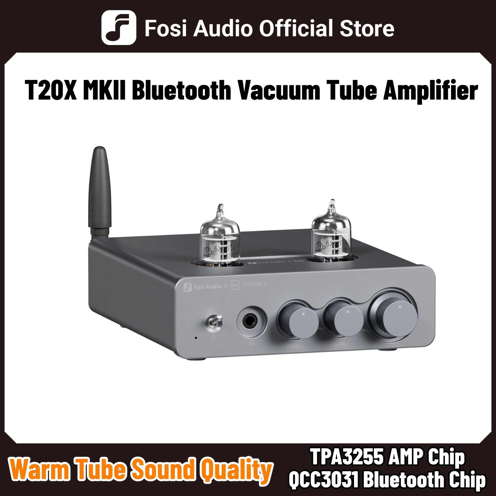 Fosi Audio T20X MKII 300W Blue - Tube Amplifier Part recensione e prezzo